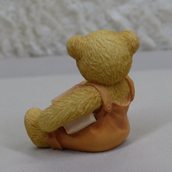 Cherished Teddies Monthly Friends to Cherish September Bear "Seth" Figurine 1993 - Picture 5 of 6